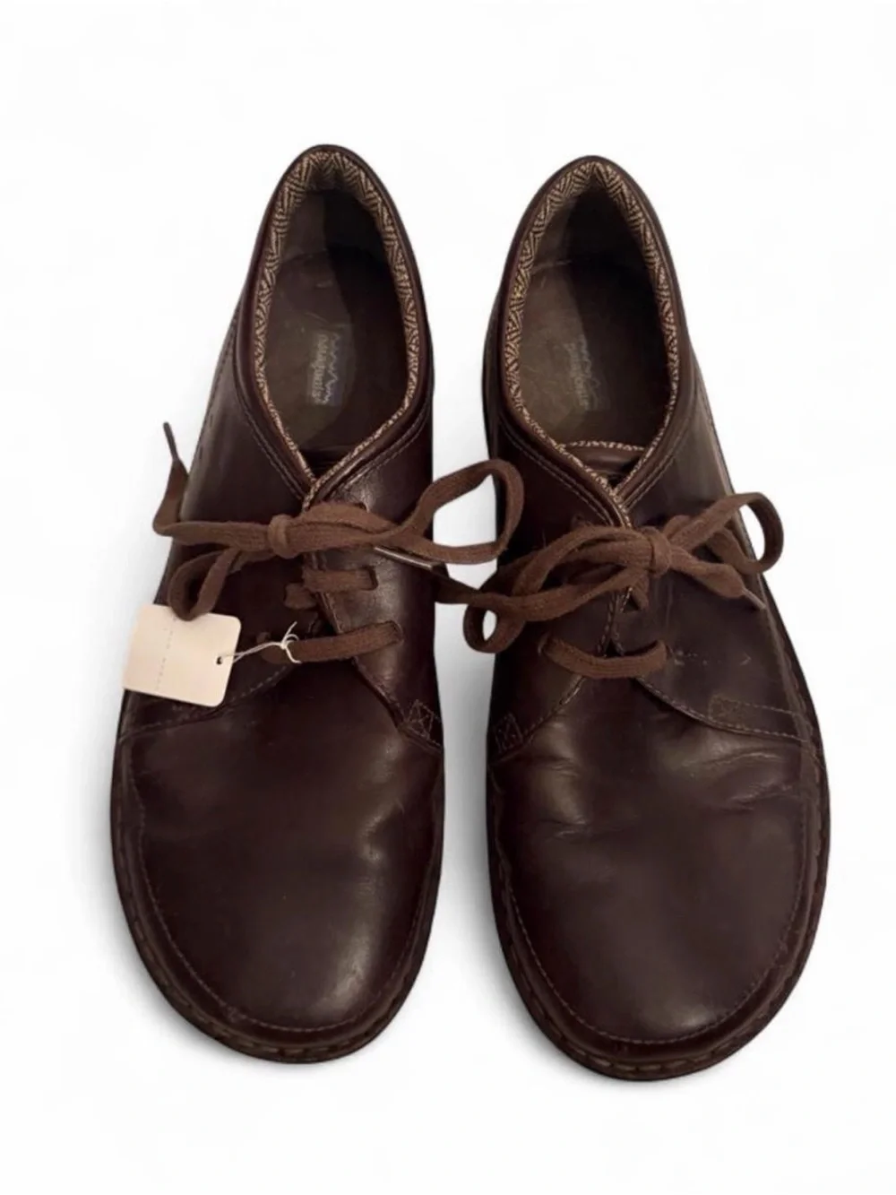 Patagonia Men's Dark Brown Leather Loulu Barefoot Minimalist Derby Shoes 12